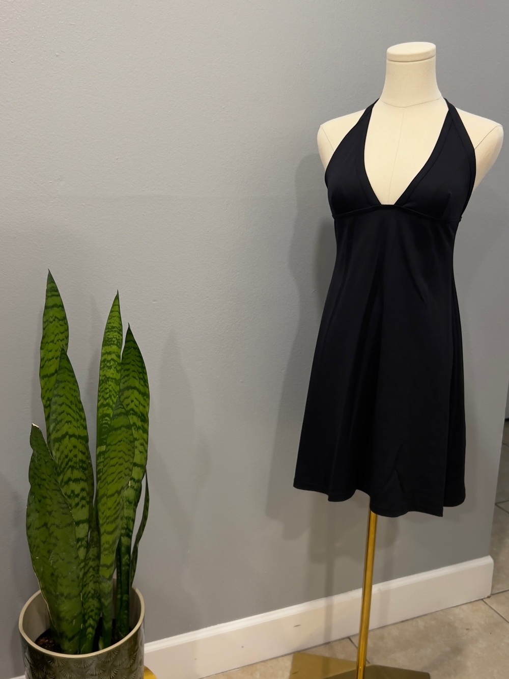 Zimmermann Black Halter Backless Mini Dress
